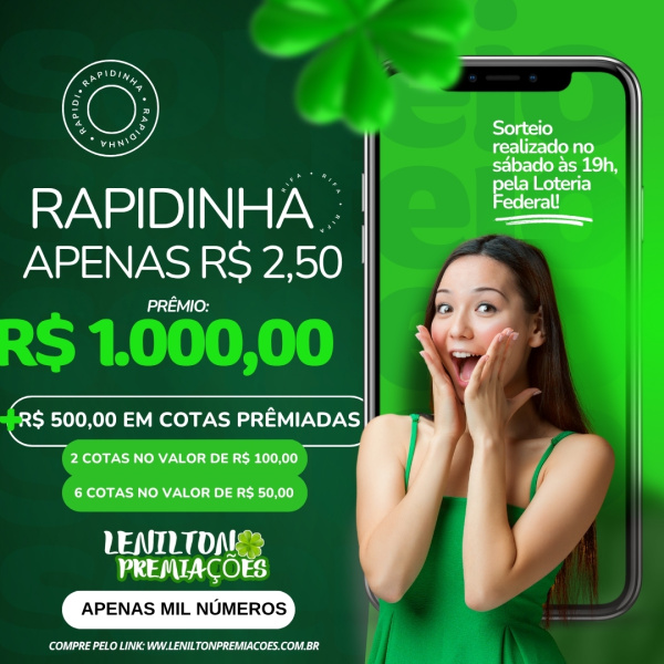 rapidinha 1.000,00 no pix